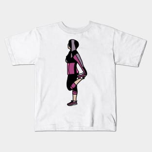 Runner's High Girl Yoga Stretch Kids T-Shirt